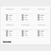 ドリンクステッカーマーカー名おもしろいクリスマスいけな スクエアシール (シート)