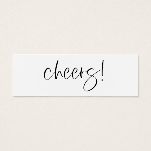 ドリンクチケットウェディングレセプションバートークンカードE100 (正面)