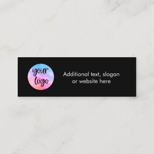 ドリンクチケットバウチャー会社ロゴパーティーイベント スキニー名刺 (裏面)