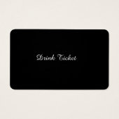 ドリンクチケット披露宴バートークンカード (裏面)