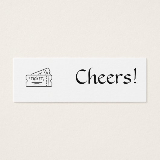 ドリンクチケット楽しむ- A Free Drink on We! (正面)