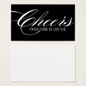 ドリンクチケット – パック100 (正面&裏面)