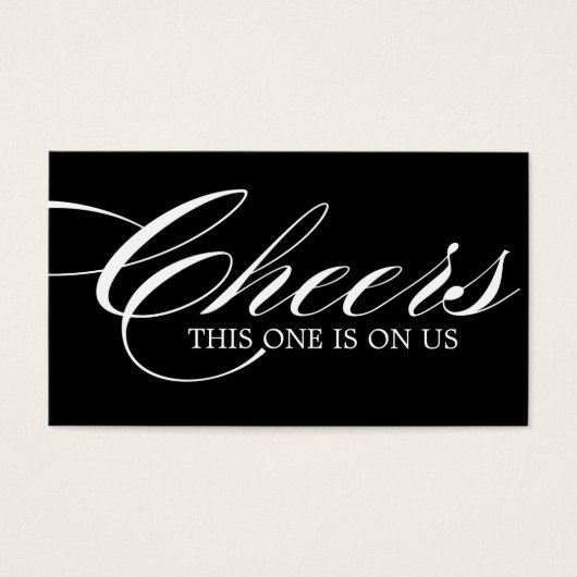 ドリンクチケット – パック100 (正面)