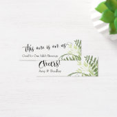 ドリンクチケット |抽象芸術の緑、葉の花束 (デスク)