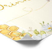 ドリンクテーブルバンブルビーパーティーベイビーブライダルビーシャワー ポスター (角)