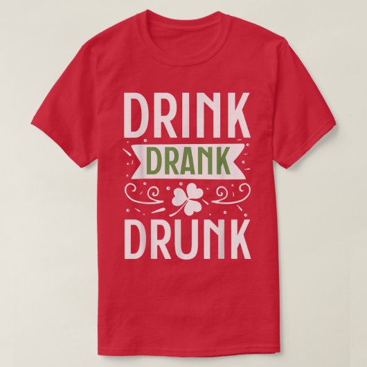 ドリンクハッピーセ飲ント Tシャツ (デザイン正面)