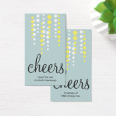 ドリンクバブル応援カクテル飲料チケットティール（緑がかった色） (デスク)