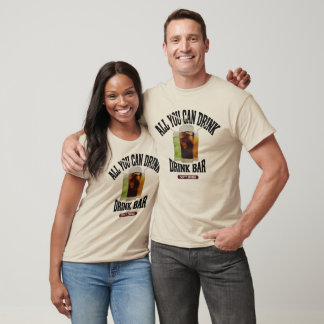 ドリンクバー(ビンテージ風) Tシャツ