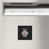 ドリンクパッケージで楽しむクルーズの愉快な思い出 マグネット (インサイチュ (食洗機))