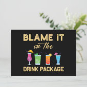 ドリンクパッケージファミリークルーズおもしろいに責任を負う 招待状 (スタンド正面)