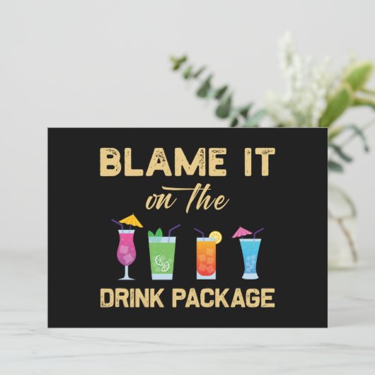 ドリンクパッケージファミリークルーズおもしろいに責任を負う 招待状 (スタンド正面)