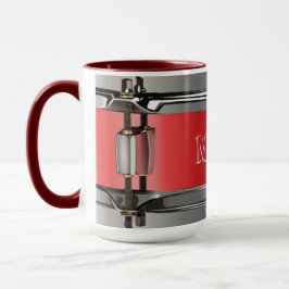 ドリンクパーソナライズされたをドラミングする マグカップ