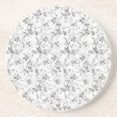 ドリンクパーソナライズされたデコーパターン（の模様が）あるデザイン コースター (正面)