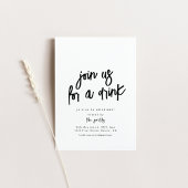 ドリンクパーティの招待状 招待状