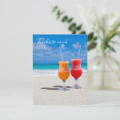 ドリンクビーチサンキュートロピカルカ空白のード サンキューカード (スタンド正面)