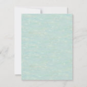 ドリンクビーチサンキュートロピカルカ空白のード サンキューカード (裏面)