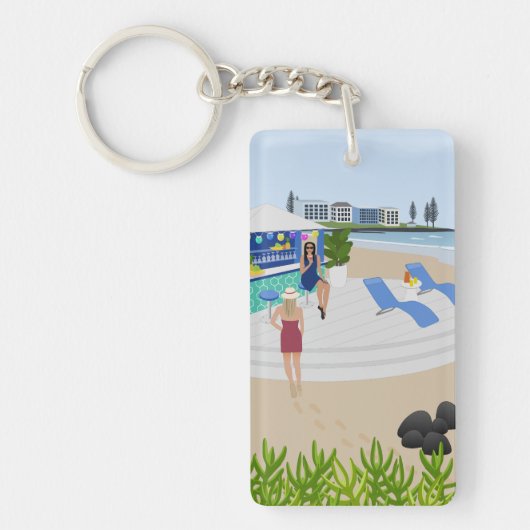 ドリンクビーチバー キーホルダー (正面)