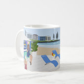 ドリンクビーチバー コーヒーマグカップ (正面左)