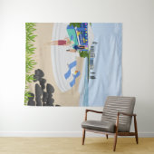 ドリンクビーチバー タペストリー (インサイチュ(横))