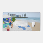 ドリンクビーチバー デスクマット (キーボード&マウス)