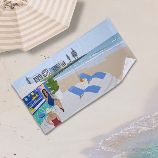 ドリンクビーチバー ビーチタオル