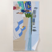 ドリンクビーチバー ビーチタオル (正面)