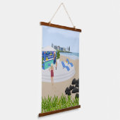 ドリンクビーチバー 吊り下げ型タペストリー (傾斜あり)