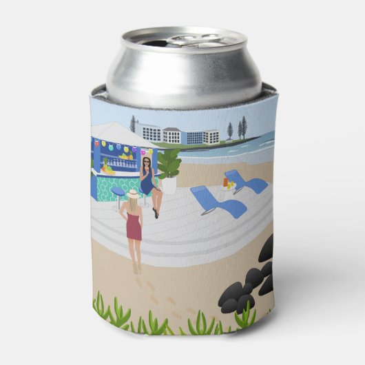ドリンクビーチバー 缶クーラー (缶正面)