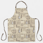 ドリンクビールレトロ エプロン (正面)
