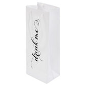 ドリンクマイワイン抱き枕 ワインギフトバッグ (裏面アングル)