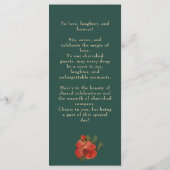 💍ドリンクメニューバラロマンス:アールヌーボースプレンダー メニュー (裏面)