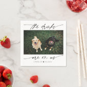 ドリンクモダンは私たちのペットの写真にある スタンダードカクテルナプキン (インサイチュ)