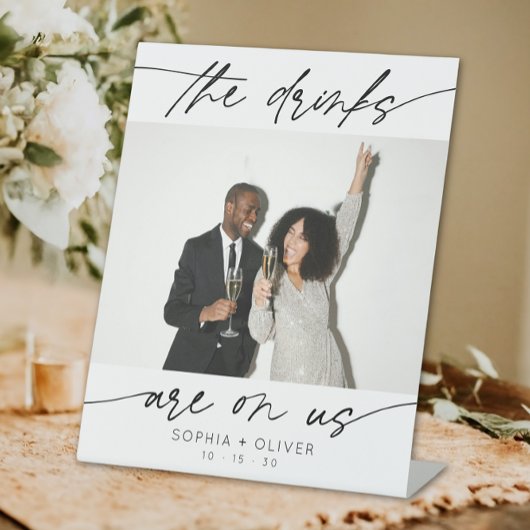 ドリンクモダンはUs書道台本の写真に掲載 台座サイン