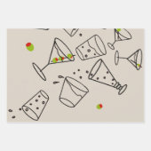 ドリンクラッピング紙 ラッピングペーパーシート (正面3)