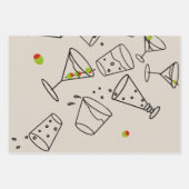 ドリンクラッピング紙 ラッピングペーパーシート (正面2)