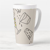 ドリンクラテマグカップ カフェラテマグ (右アングル)