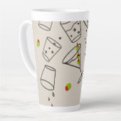 ドリンクラテマグカップ カフェラテマグ (左アングル)