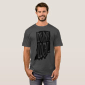 ドリンクローカルインディアナ州概要地ビール Tシャツ (正面フル)