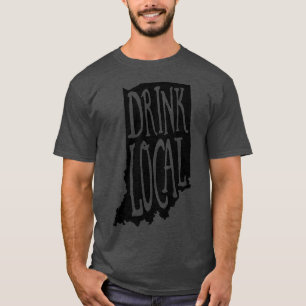 ドリンクローカルインディアナ州概要地ビール Tシャツ
