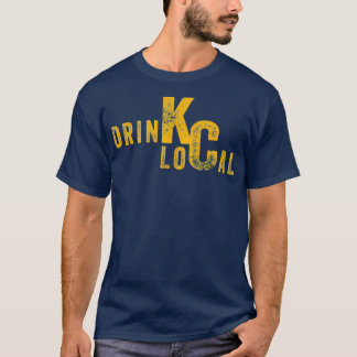 ドリンクローカルKCクラフトビアカンザスシティミズーリ Tシャツ