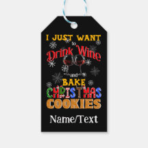 ドリンクワインベーククリスマスクッキー、フェスティバルクリスマス