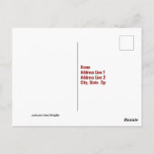 ドリンクワイン審査員おもしろい引用文 ポストカード (裏面)