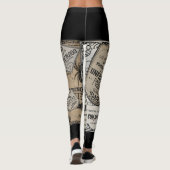 ドリンク不気味ラベルハロウィーン、ウィッチウィザード レギンス (裏面)