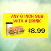 ドリンク付カスタマイズき任意の6インチサブ価格を追加 ウィンドウサイン (シート3)