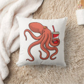 ドリンク付タコ クッション (ブランケット)