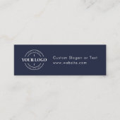 ドリンク企業のバウチャーチケット会社イベントロゴ スキニー名刺 (正面)