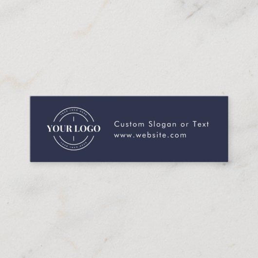 ドリンク企業のバウチャーチケット会社イベントロゴ スキニー名刺 (正面)