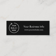 ドリンク企業のバウチャー | ミニマリストブラック