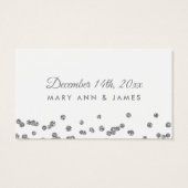 ドリンク伝票銀フェイクグリッター紙吹雪白 (裏面)