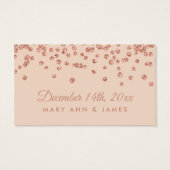 ドリンク券バラ金ゴールドグリッター紙吹雪赤面 (裏面)